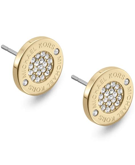 michael kors ohrstecker gold|macy's michael kors earrings.